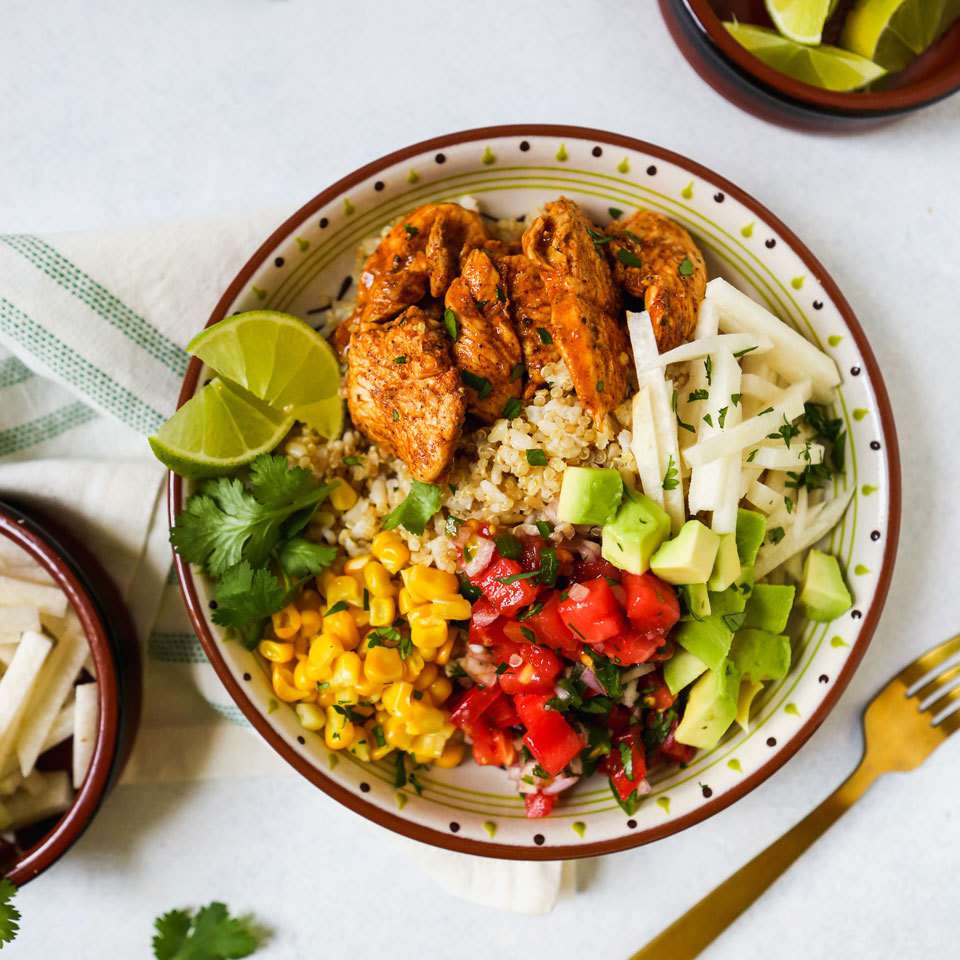 Lime Chili Chicken Bowls