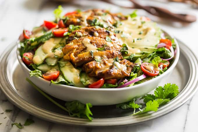 Chicken Shawarma Salad