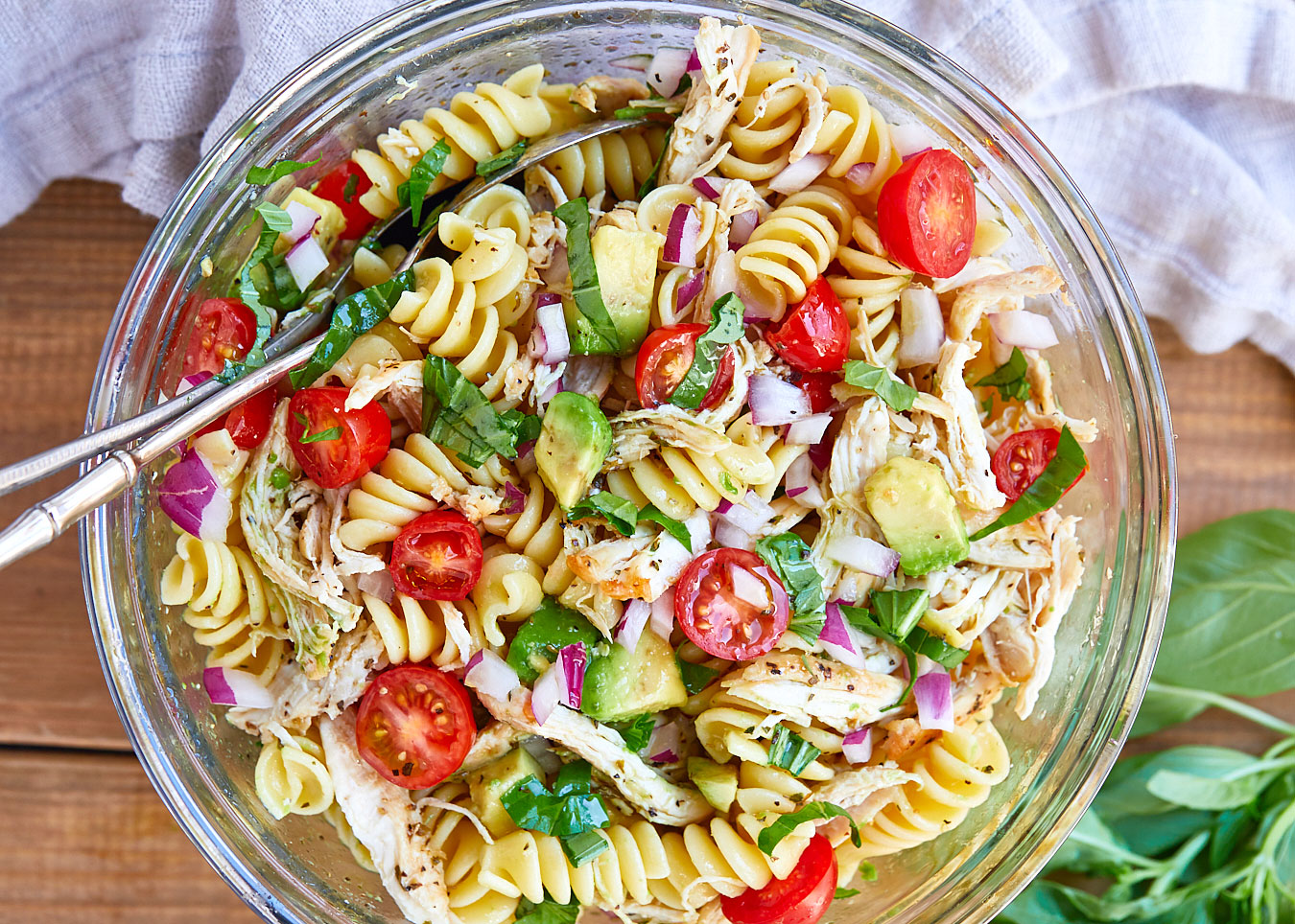 Cold Chicken Pasta Salad
