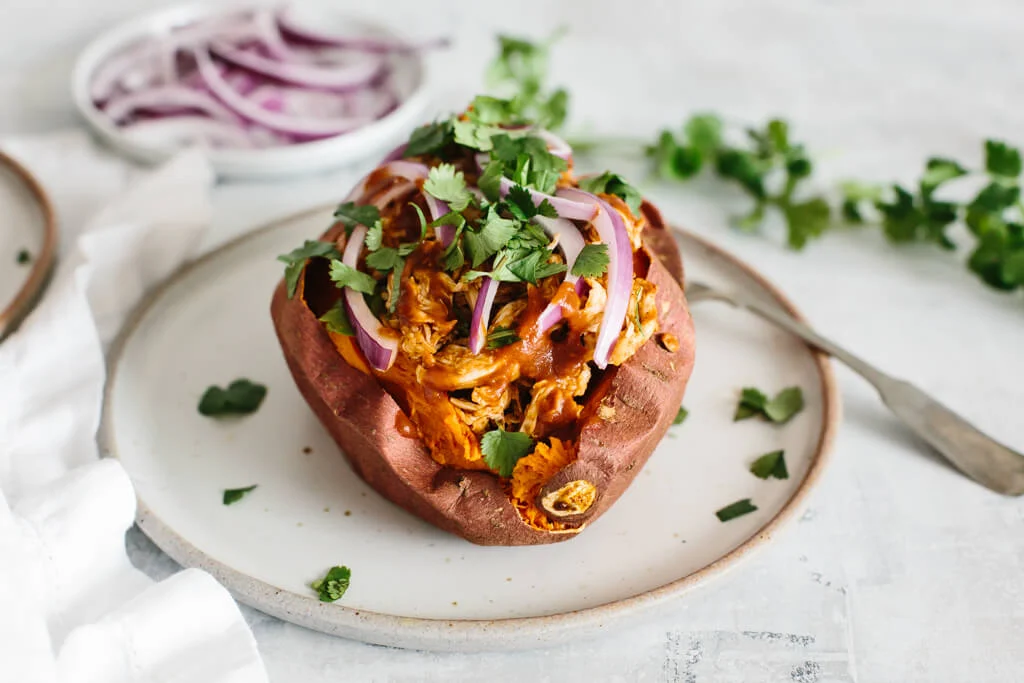 Loaded Sweet Potatoes