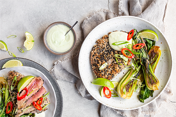 Sesame Tuna Steaks