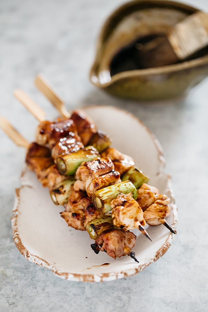 yakitori chicken skewers